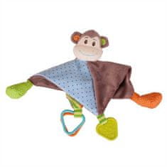 Bigjigs Rail Bigjigs Baby Textilní muchláček opička Cheeky