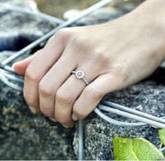 Beneto Stříbrný prsten s krystaly AGG206 (Obvod 50 mm)