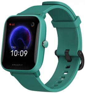moderní chytré hodinky ve stylovém provedení amazfit bip u Bluetooth s ble 60 sportovních režimů voděodolné měření tepu okysličení krve gps funkce pai systém výdrž 9 dní na nabití