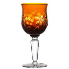 Caesar Crystal Sklenice na víno Grapes, barva amber, objem 140 ml