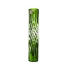 Caesar Crystal Váza Zita, barva zelená, výška 230 mm