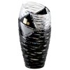Váza Mirage, barva černá, výška 180 mm