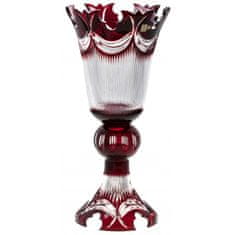 Caesar Crystal Váza Diadem, barva rubín, výška 505 mm