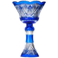 Caesar Crystal Váza Gabriela, barva modrá, výška 455 mm