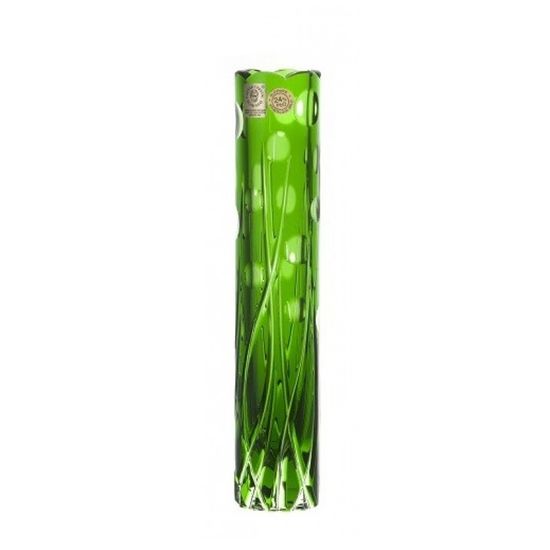 Caesar Crystal Váza Heyday, barva zelená, výška 230 mm