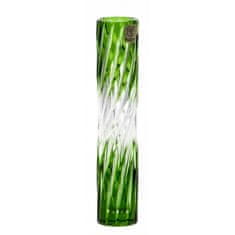 Caesar Crystal Váza Zita, barva zelená, výška 205 mm