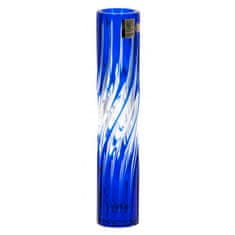 Caesar Crystal Váza Zita, barva modrá, výška 205 mm