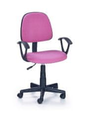 Halmar Dětská židle na kolečkách s područkami Darian BIS - růžová