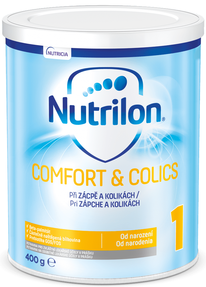 Nutrilon 1 Comfort & Colics speciální počáteční mléko 400 g, 0+