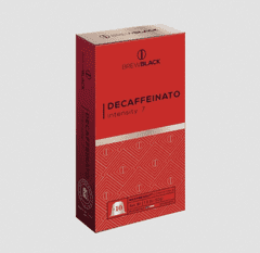 BrewBlack Káva DECAFFEINATO 3x10 kapslí