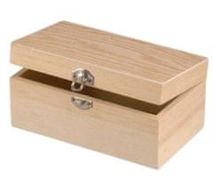 EFCO Dřevěná krabička obdélníková 22x14x10cm,