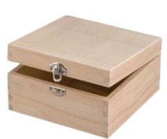EFCO Dřevěná krabička čtvercová 19x19x10cm,