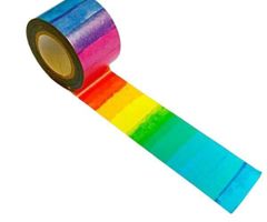 Ursus Samolepicí papírová washi páska barevná s proužky 3cmx10m