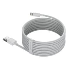 BASEUS Simple Wisdom 2x kabel USB / Lightning PD 2.4A 1.5m, bílý