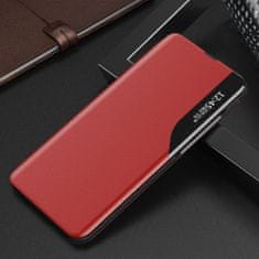 MG Eco Leather View knížkové pouzdro na Samsung Galaxy Note 20, červené