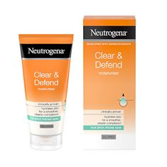 Neutrogena Hydratační krém bez obsahu oleje s kyselinou salicylovou Clear & Defend (Oil-Free Moisturiser) 50 ml