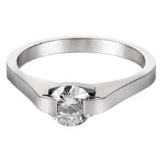 Troli Ocelový prsten s krystalem KRS-088 (Obvod 54 mm)