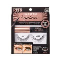 KISS Magnetické umělé řasy s očními linkami (Magnetic Eyeliner & Lash Kit) (Varianta 01 Lure)
