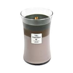 Woodwick Vonná svíčka váza Trilogy Cozy Cabin 609,5 g