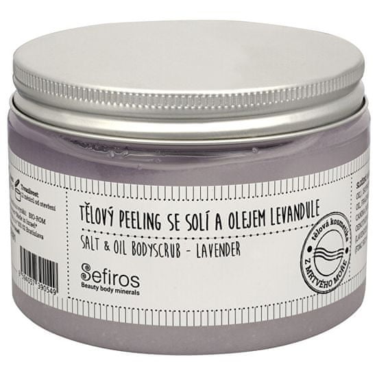 Tělový peeling se solí a olejem Levandule (Salt & Oil Bodyscrub) 300 ml