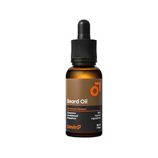 Beviro Pečující olej na vousy s vůní grepu, skořice a santalového dřeva (Beard Oil)