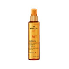 Nuxe Bronzující olej na opalování na obličej a tělo SPF 30 Sun (Tanning Oil For Face And Body) 150 ml