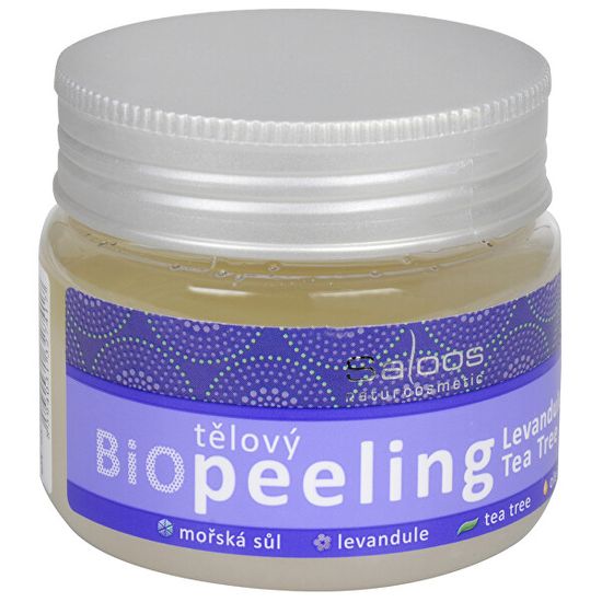 Saloos Bio Tělový peeling - Levandule - Tea tree 140 ml
