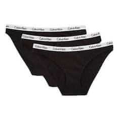 Calvin Klein 3 PACK - dámské kalhotky Bikini QD3588E-001 (Velikost XL)