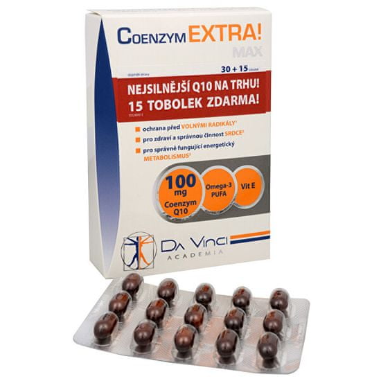 Simply you Coenzym Extra! Max 100 mg 30 tob. + 15 tob. ZDARMA