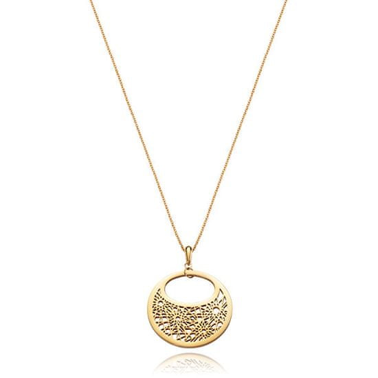 Viceroy Pozlacený náhrdelník s výrazným přívěskem Chic 75115C01012