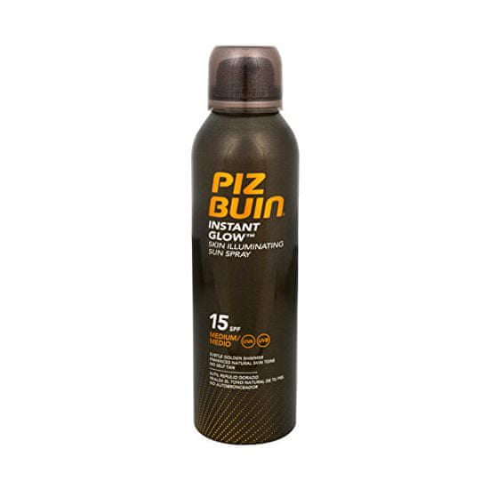 PizBuin Opalovací sprej pro okamžitě zářivou pleť SPF 15 (Instant Glow Sun Spray) 150 ml