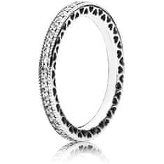 Pandora Zamilovaný prsten s krystaly 190963CZ (Obvod 60 mm)