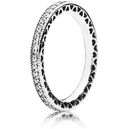 Pandora Zamilovaný prsten s krystaly 190963CZ