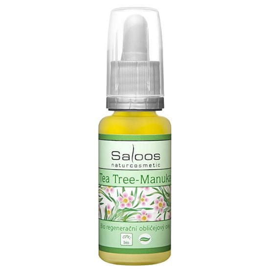 Saloos Bio regenerační obličejový olej - Tea Tree-Manuka 20 ml