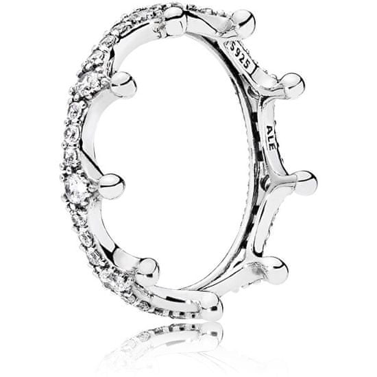 Pandora Překrásný stříbrný prsten Začarovaná koruna 197087CZ