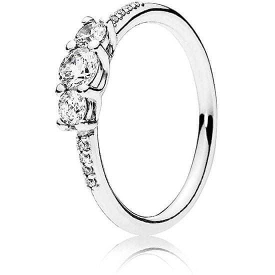 Pandora Třpytivý stříbrný prsten Timeless 196242CZ
