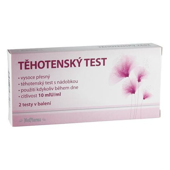 MedPharma Těhotenský test 10mIU/ml 2 ks