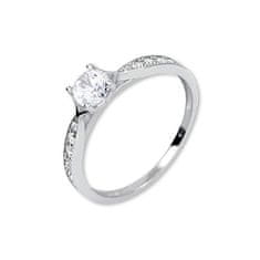 Brilio Nádherný prsten s krystaly 229 001 00753 07 (Obvod 55 mm)