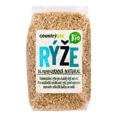 Country Life Rýže dlouhozrnná natural BIO (Varianta 0,5 kg)