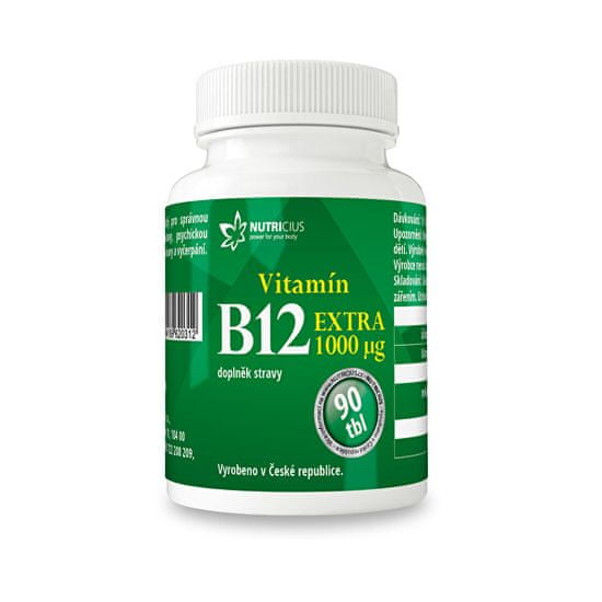NUTRICIUS Vitamín B12 EXTRA 90 tablet