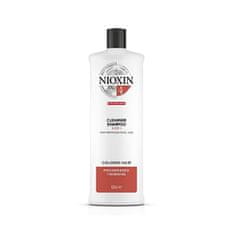 Nioxin Čisticí šampon pro jemné barvené výrazně řídnoucí vlasy System 4 (Shampoo Cleanser System 4) (Objem 1000 ml)