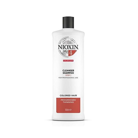Nioxin Čisticí šampon pro jemné barvené výrazně řídnoucí vlasy System 4 (Shampoo Cleanser System 4)