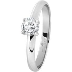 Morellato Ocelový prsten s krystalem Love Rings SNA42 (Obvod 58 mm)
