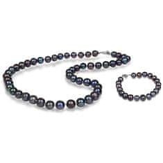 JwL Luxury Pearls Zvýhodněná perlová souprava šperků JL0265 a JL0360 (náramek, náhrdelník)