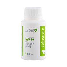 Health&colostrum Colostrum IgG 40 (400 mg) 60 kapslí