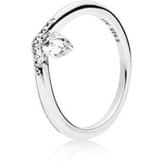 Pandora Stříbrný prsten s kamínky 197790CZ (Obvod 52 mm)