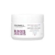 GOLDWELL Regenerační maska neutralizující žluté tóny vlasů Dualsenses Blondes & Highlights (60 Sec Treatment) (Objem 500 ml)