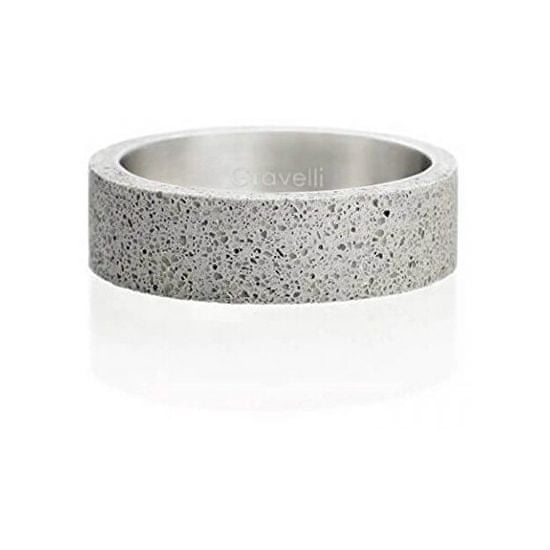 Gravelli Betonový prsten šedý Simple GJRUSSG001