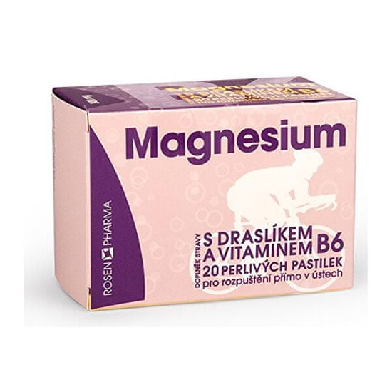 Rosenpharma Rosen Magnesium 300 mg perlivé pastilky 20 ks