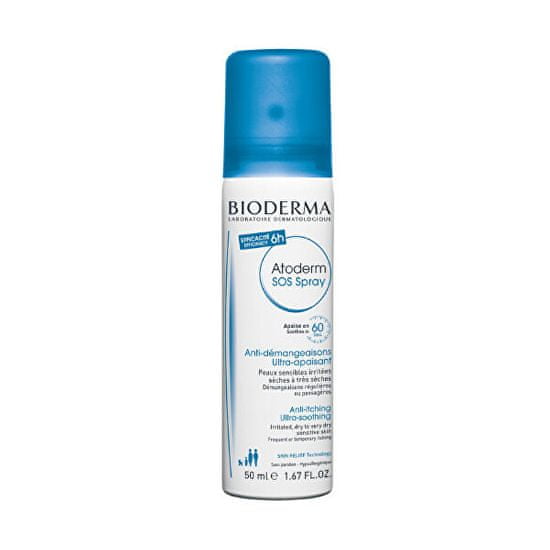 Bioderma Protisvědivý zklidňující sprej Atoderm SOS Spray (Anti-Itching Ultra-Soothing)